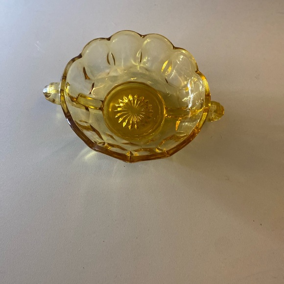 Vintage Yellow Glass Dish - Picture 4 of 9